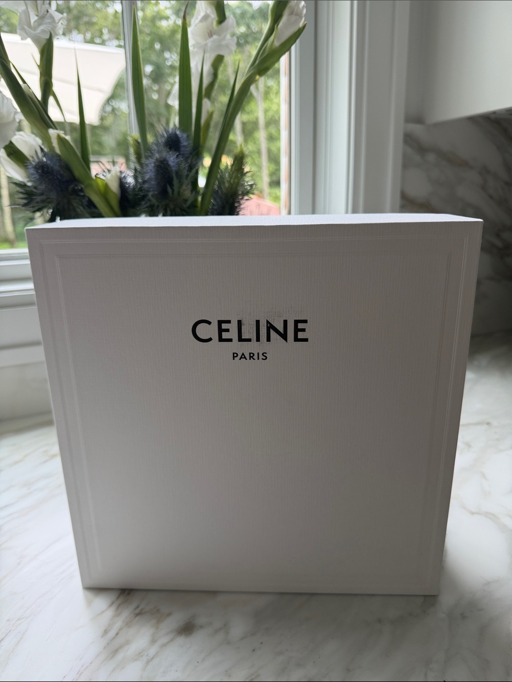 Celine White Logo Gift Box
